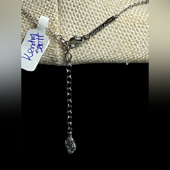 Kendra Scott Heart Necklace with Blue and Pink - Picture 3 of 4